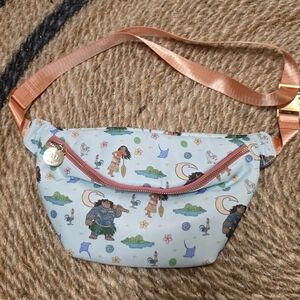 Disney Moana Patterned Fanny Pack with Adjustable Strap NWT